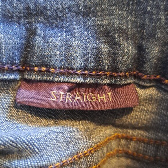 NYDJ Straight Leg Dark Wash Jeans Plus Size 16 - Picture 8 of 9